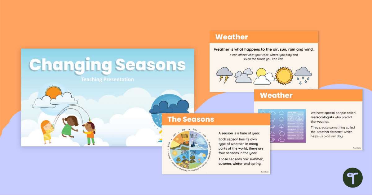Seasonal Changes Teaching Presentation teaching resource