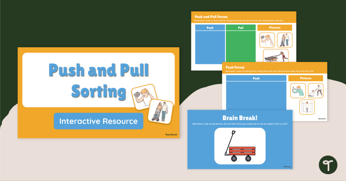Push or Pull? Interactive Sorting Activity teaching resource