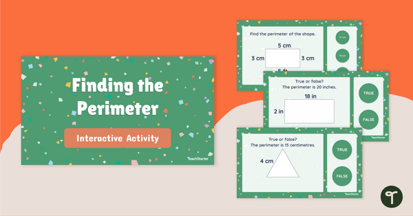 Go to Finding the Perimeter Interactive Activity teaching resource