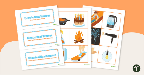 Go to Heat Sources Sorting Activity teaching resource