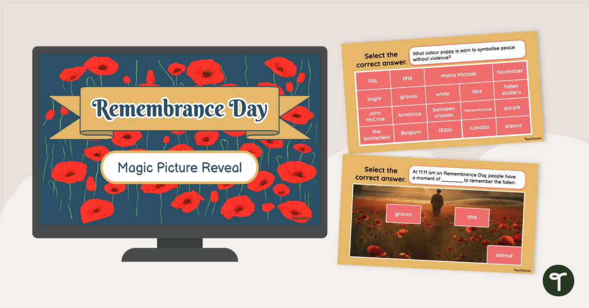 Remembrance Day Trivia Game teaching resource