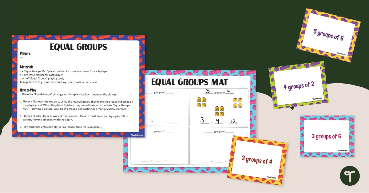 Equal Groups Multiplication Activity teaching resource