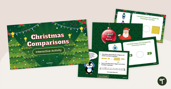 Go to Comparing Numbers Christmas Game teaching resource