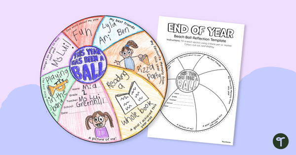 Go to This Year Was a Ball! End of the Year Craft Template teaching resource