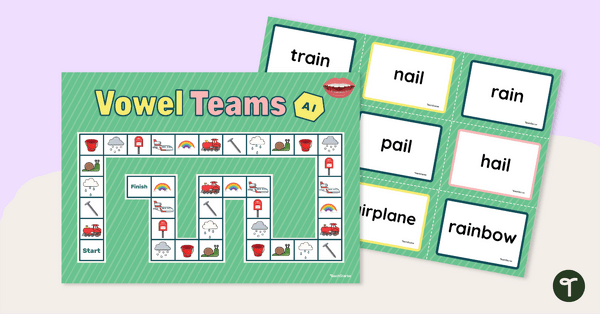 Go to 'AI' Diphthong Vowel Team Board Game teaching resource