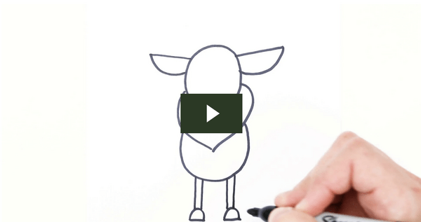 Go to How to Draw a Reindeer — Directed Drawing Video for Kids video