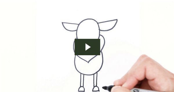 Go to How to Draw a Reindeer — Directed Drawing Video for Children video