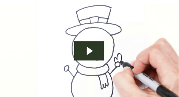 Go to How to Draw a Snowman — Directed Drawing Video for Children video