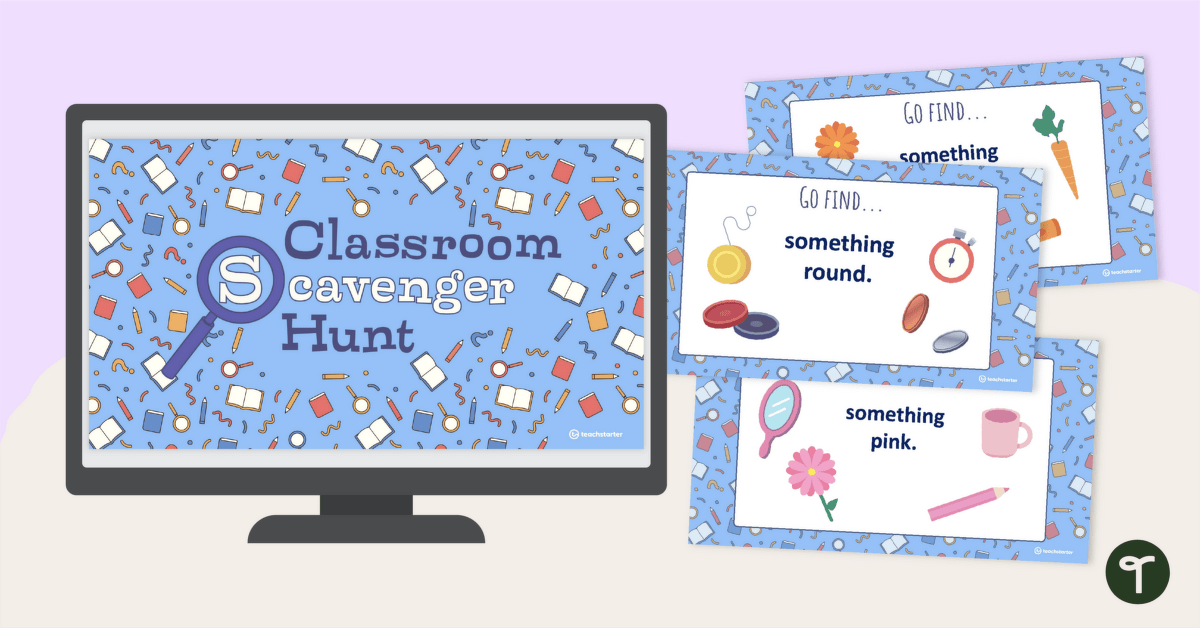 Classroom Scavenger Hunt – PowerPoint Presentation teaching resource