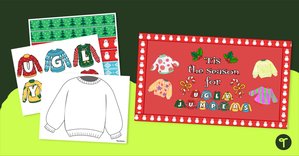 Go to Ugly Christmas Jumper Classroom Display teaching resource