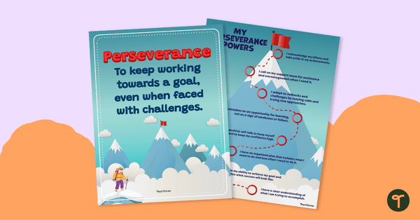 Go to Perseverance Posters teaching resource
