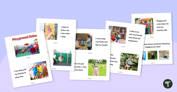 Go to Playground Rules Mini-Book teaching resource