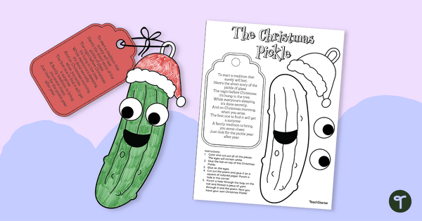 Go to The Christmas Pickle - Paper Craft teaching resource