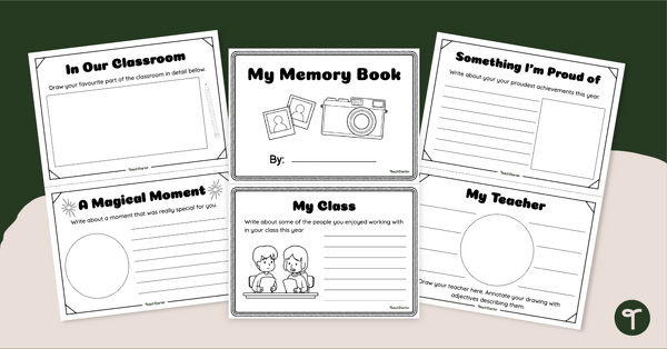 Go to End of Year Activity Book - My Memories teaching resource