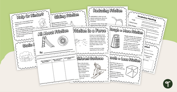Go to All About Friction Mini-Book teaching resource