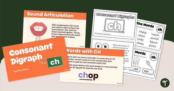 Go to Ch Digraph Lesson Resource Pack teaching resource