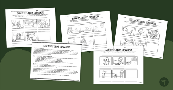 Go to Inferencing Comics teaching resource