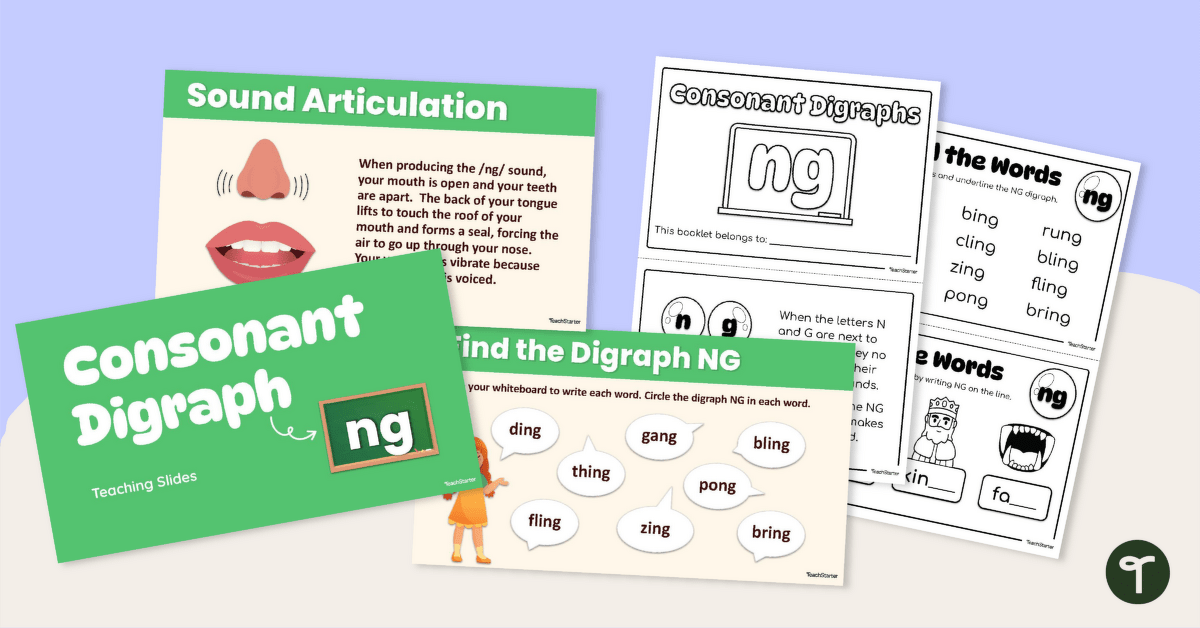 Ng Digraph Lesson Resource Pack teaching resource