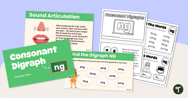 Go to Ng Digraph Lesson Resource Pack teaching resource