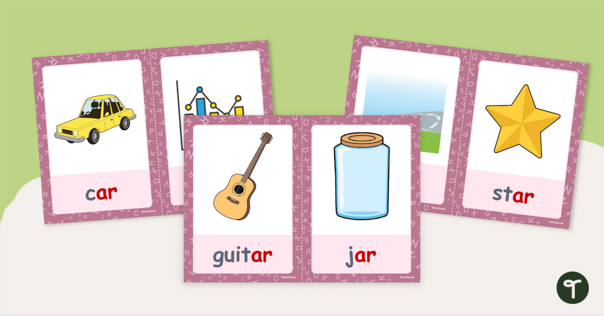 Ar Digraph Words With Images teaching resource