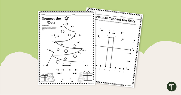 Go to Connect the Dots Christmas Worksheets teaching resource