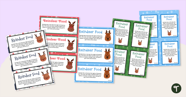Go to Magic Reindeer Food Bag Toppers teaching resource