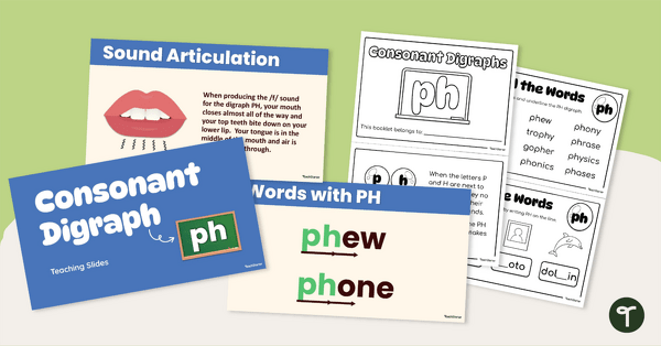 Go to Ph Digraph Lesson Resource Pack teaching resource