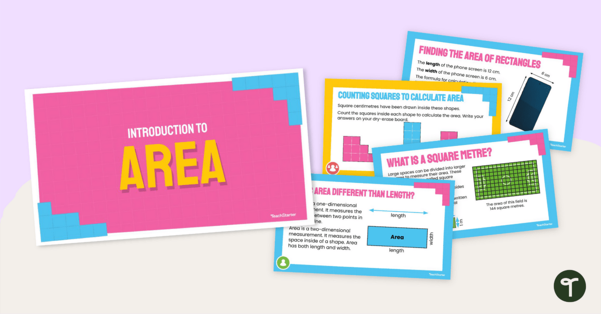 Introduction to Area Teaching Slides teaching resource