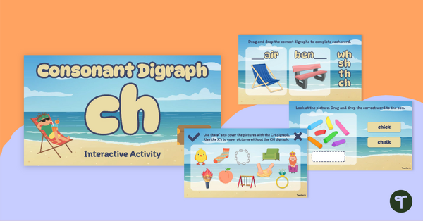 Go to Consonant Digraph CH Interactive Activity teaching resource