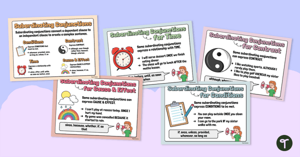 Go to Subordinating Conjunctions Posters teaching resource