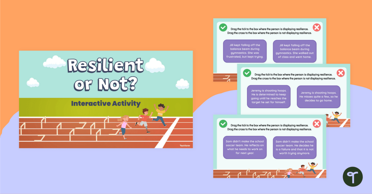 Resilience or Not? Interactive Sorting Activity teaching resource