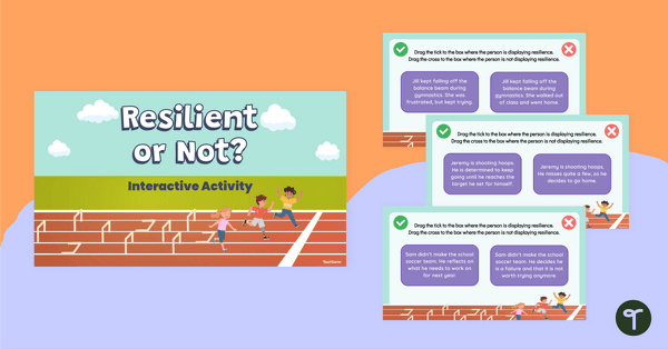 Go to Resilience or Not? Interactive Sorting Activity teaching resource