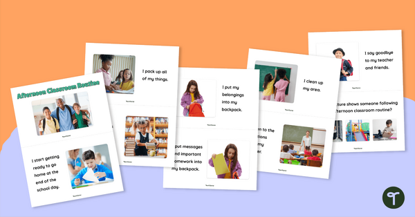 Go to Afternoon Classroom Routine Mini-Book teaching resource