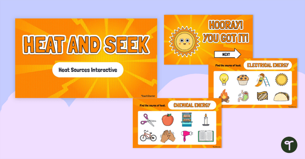 Go to Heat Energy Sources Interactive Activity teaching resource
