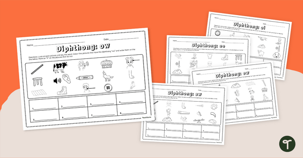 Go to Diphthongs Worksheets teaching resource