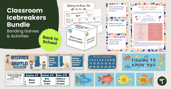 Go to Classroom Icebreakers Bundle resource pack