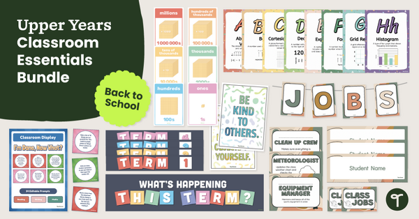 Go to Upper Years Classroom Essentials Bundle resource pack