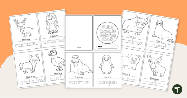 Go to Winter Animals Coloring Page Booklet teaching resource