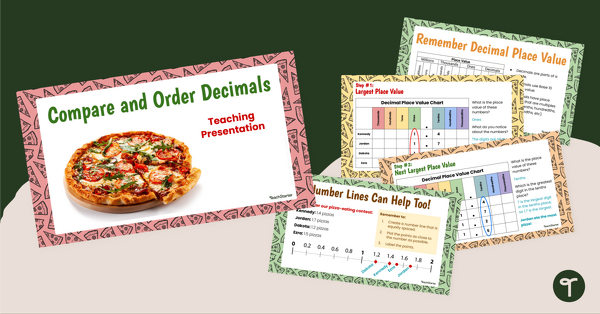 Go to Compare and Order Decimals Teaching Slides teaching resource