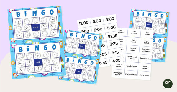 Go to Telling the Time Bingo – Mixed Times teaching resource