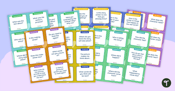 Go to Super Six Reading Comprehension Question Cards teaching resource