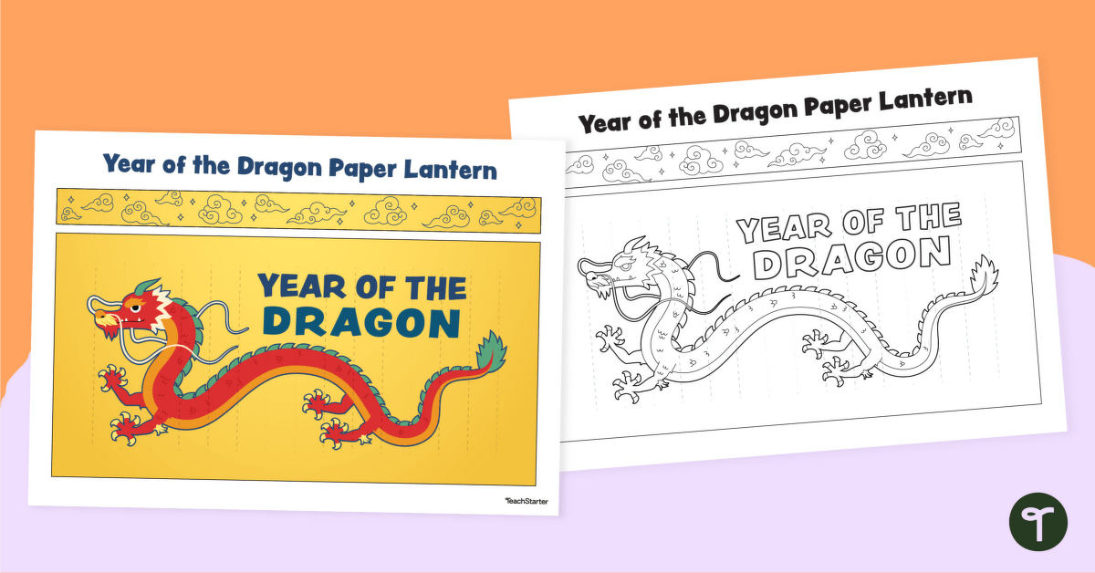 Year of the Dragon – Paper Lantern Craft teaching resource