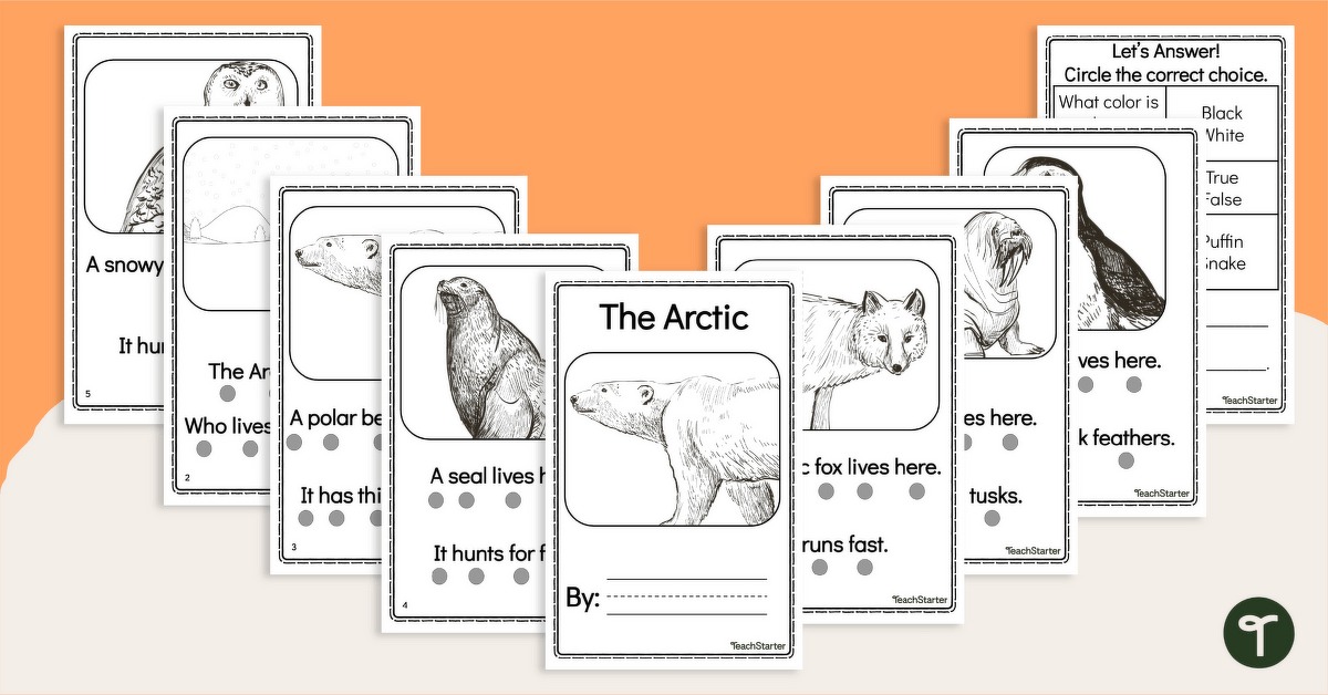 Animals in the Arctic - Free Mini Book teaching resource
