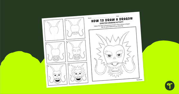 Image of How to Draw a Dragon Directed Drawing