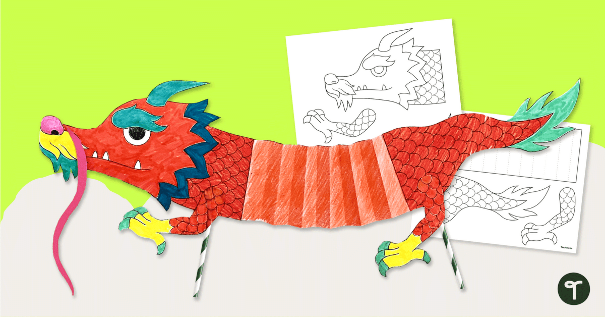 Chinese Dragon Puppet – Craft Activity teaching resource