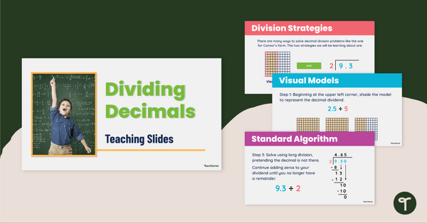 Go to Dividing Decimals by Whole Numbers Teaching Slides teaching resource