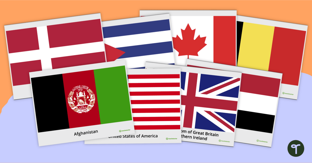 Flags of the World Chart Pack teaching resource