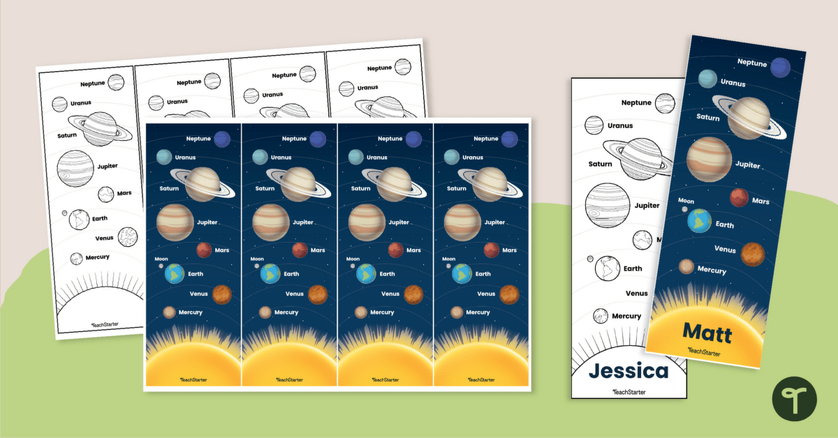 Planet Bookmark teaching resource