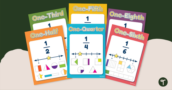 Go to Unit Fractions – Poster Pack teaching resource