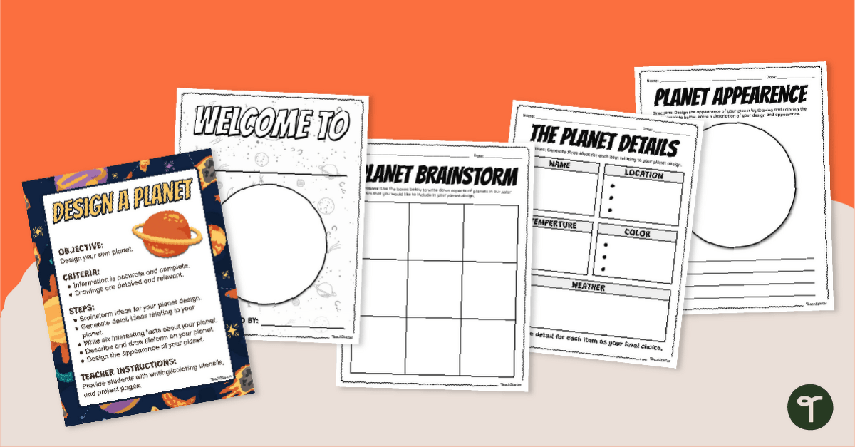 Design a Planet Project teaching resource